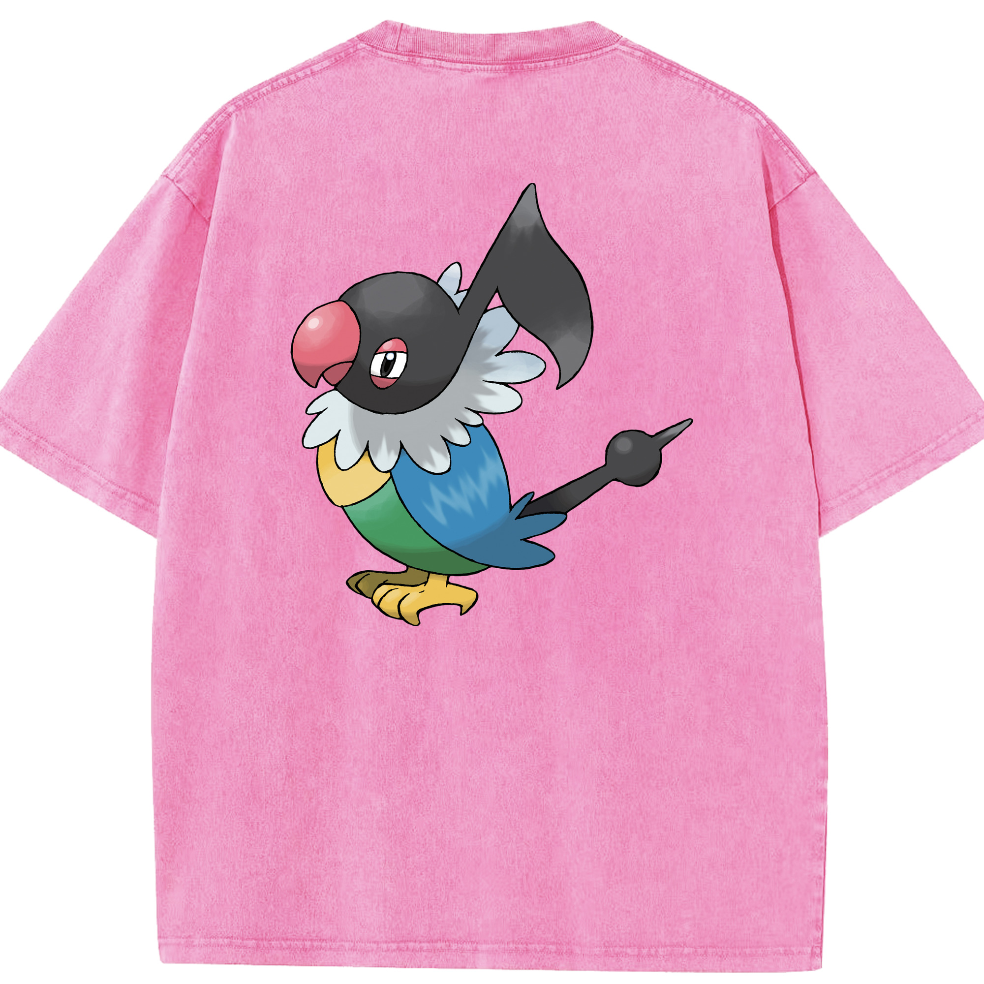 （画像用） ポケットモンスター Pokémon 綿100% ヴィンテージ風 半袖Tシャツ（背面プリント）